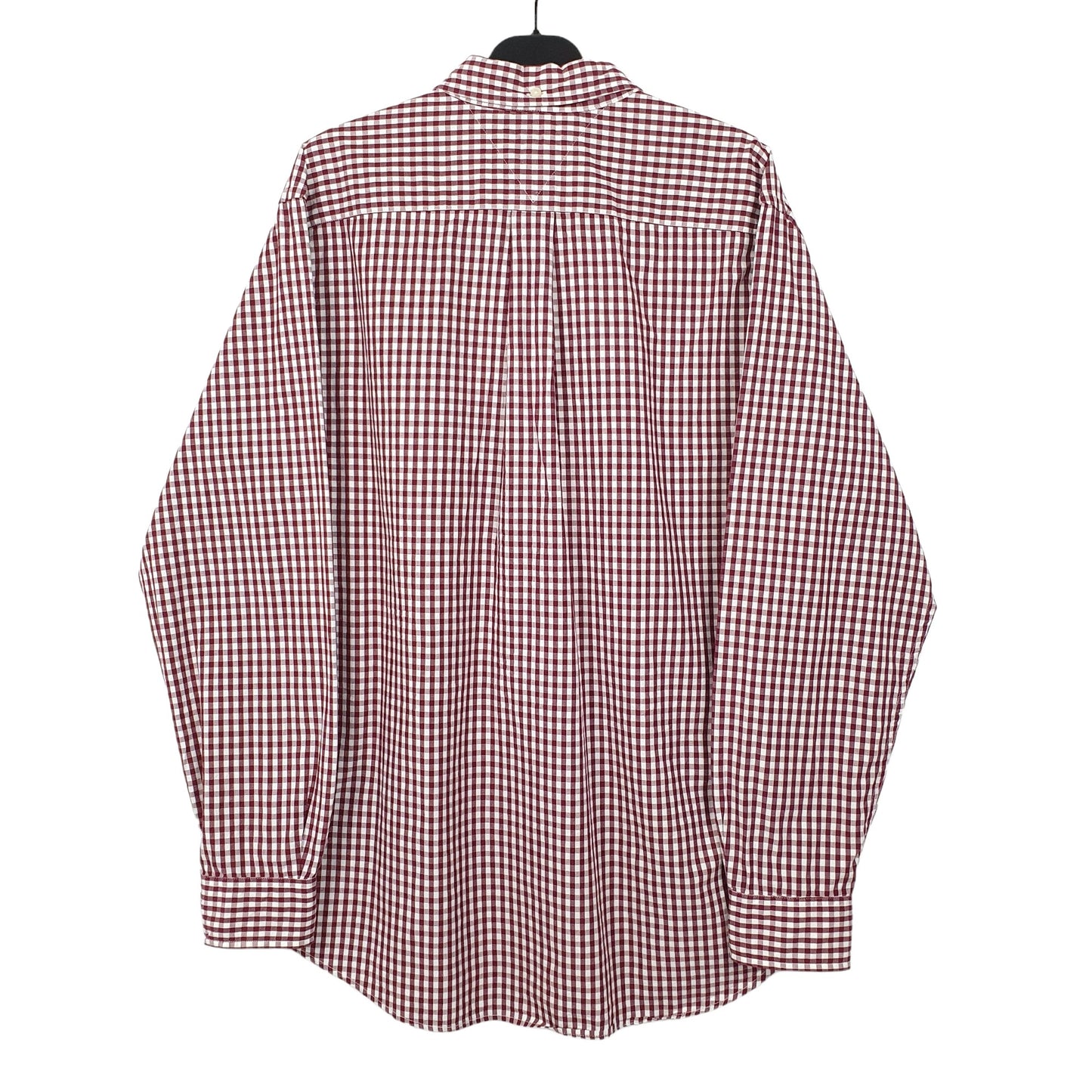 Tommy Hilfiger Long Sleeve Classic Fit Check Shirt Burgundy