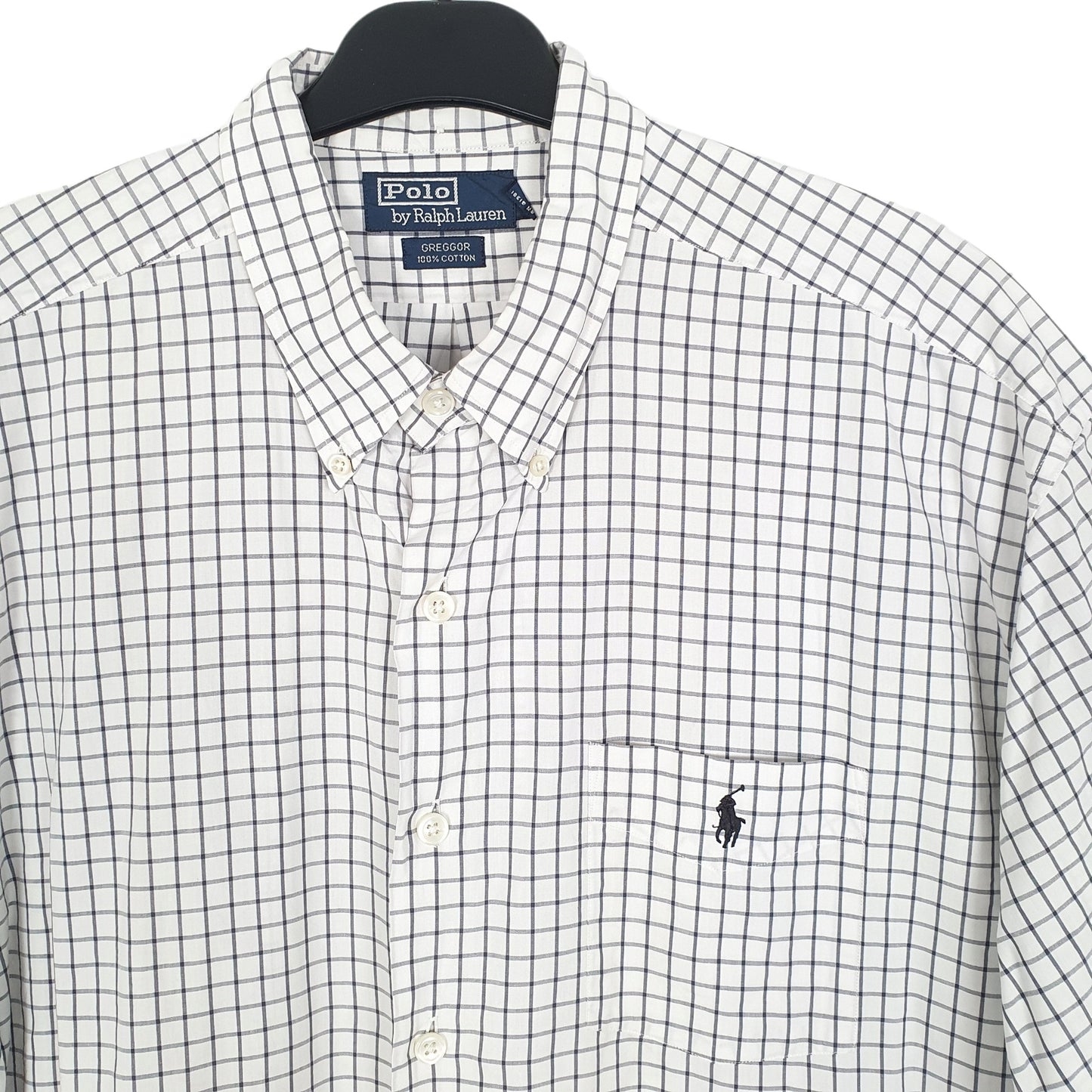 Ralph Lauren Short Sleeve Regular Fit Check Shirt White