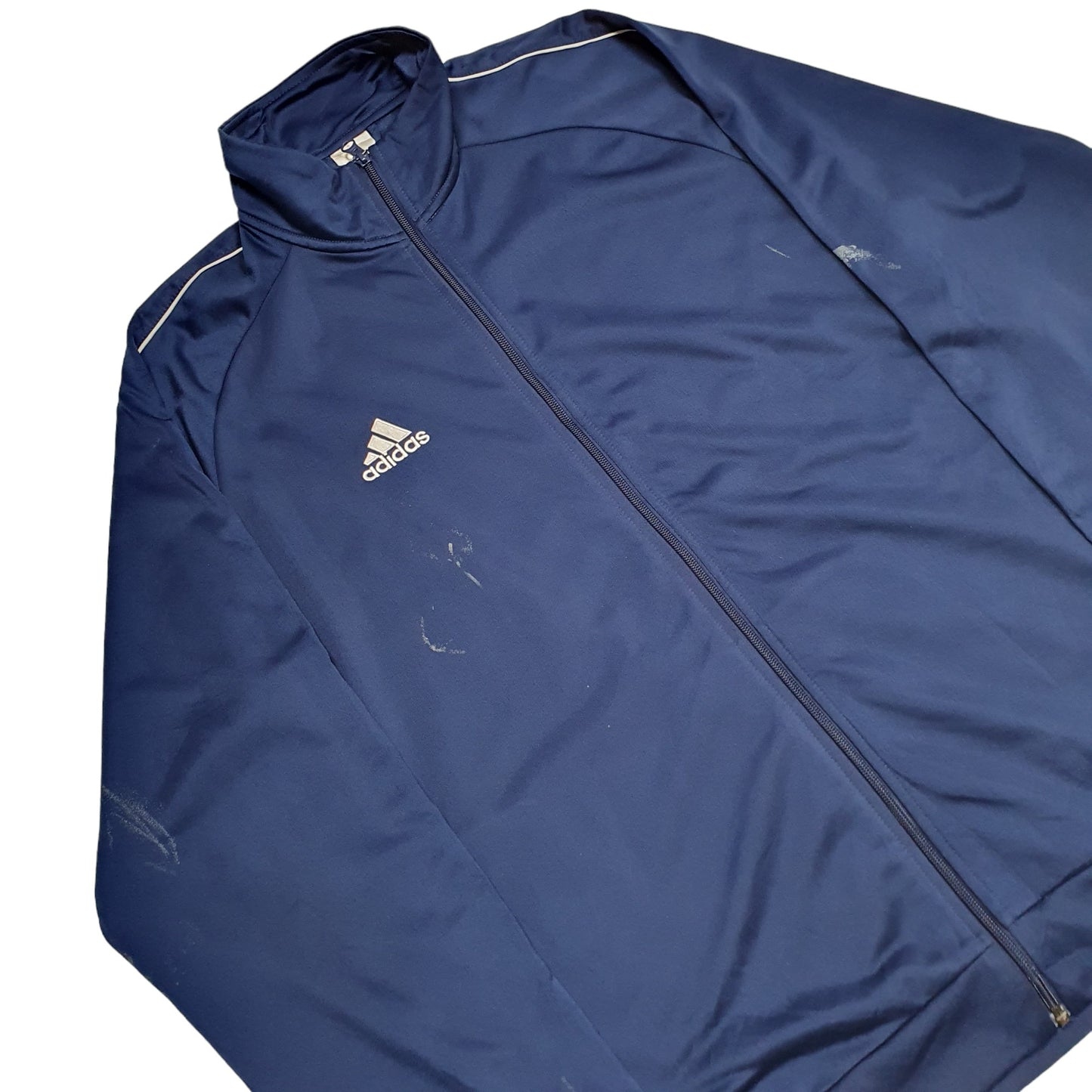 Mens Blue Adidas  Full Zip Jumper