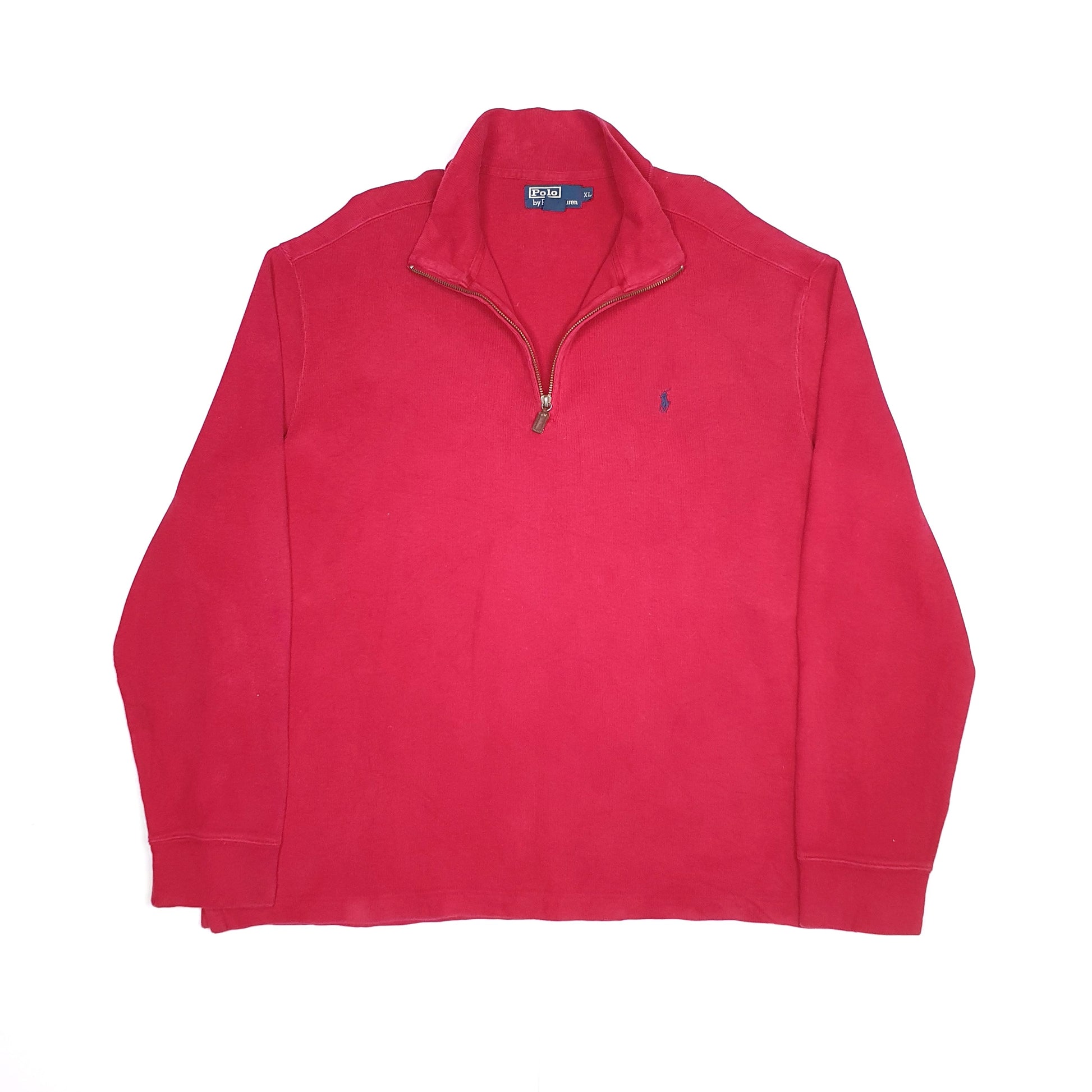 Red Polo Ralph Lauren Quarter Zip Jumper