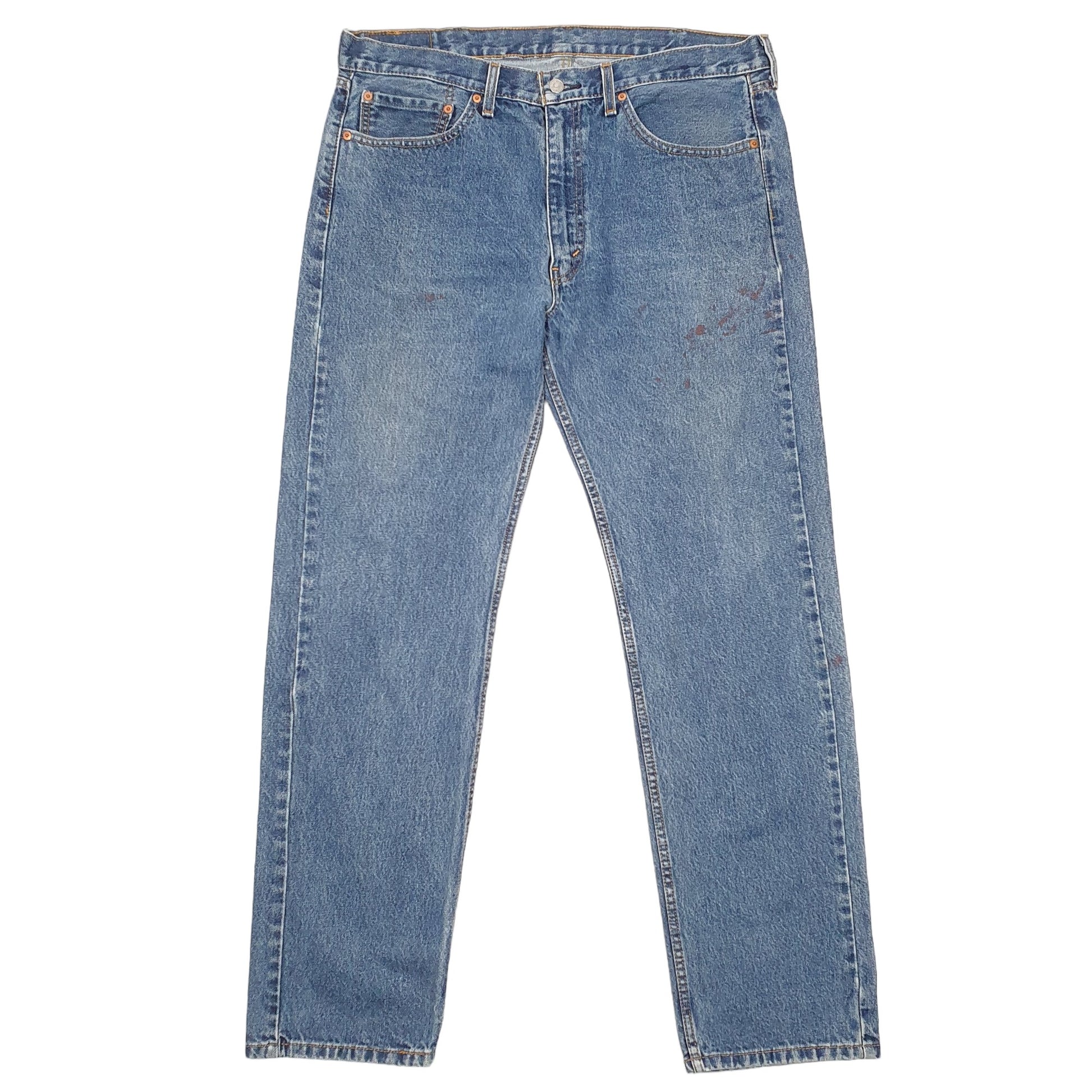 Mens Blue Levis  505 JeansW38 L34