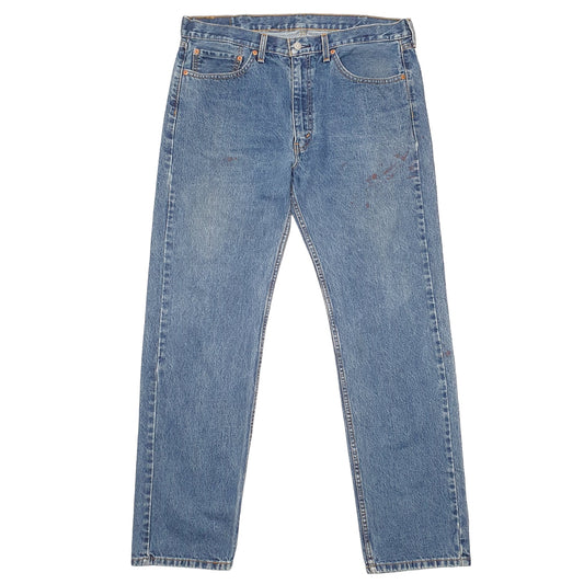 Mens Blue Levis  505 JeansW38 L34