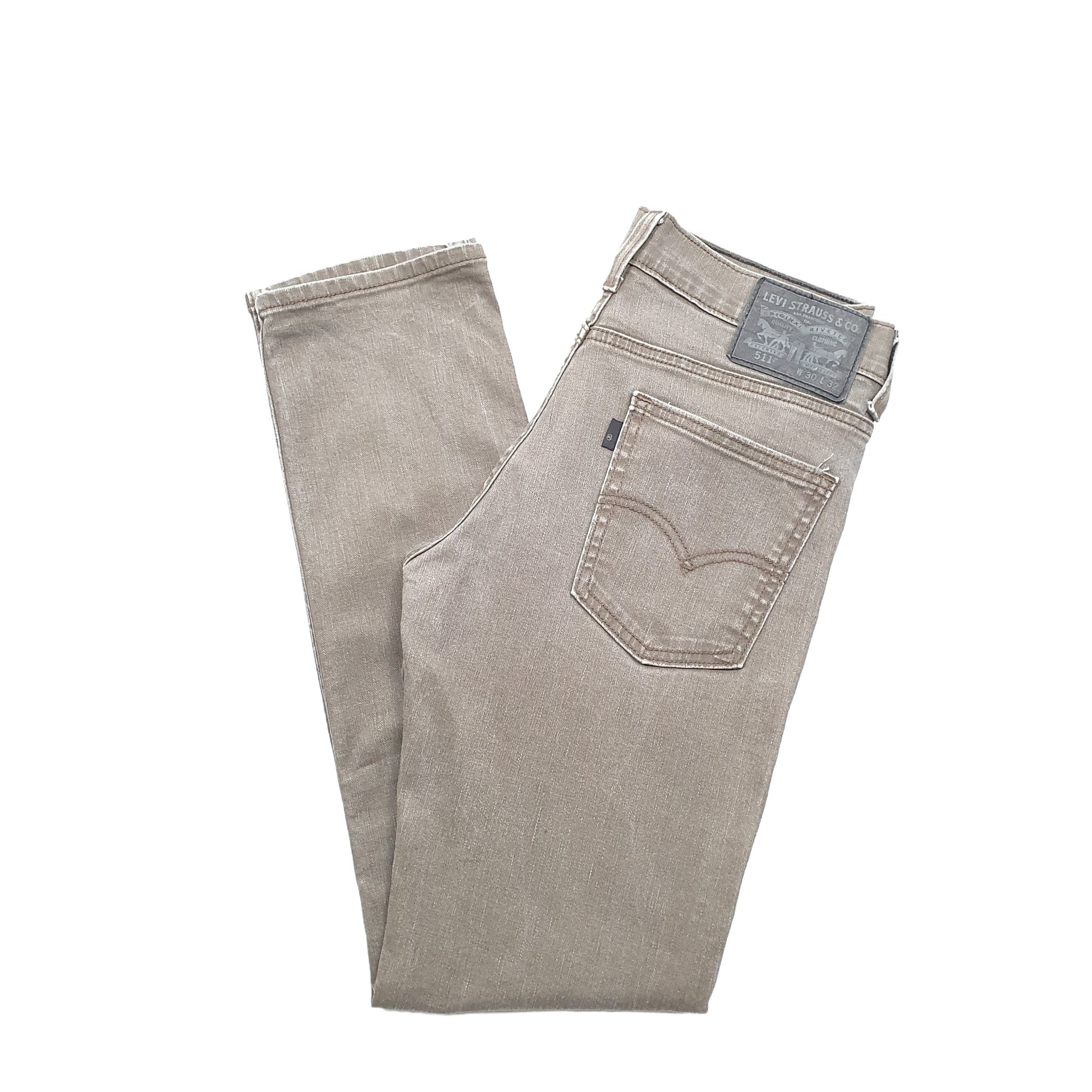 Levis 511 Slim Fit Jeans W30 L30 Brown