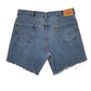 Levis 550 Relaxed Fit Blue Denim Jeans Shorts W40 Blue
