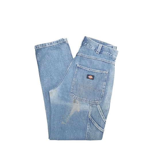 Dickies Relaxed Straight Fit Jeans W29 L30 Blue