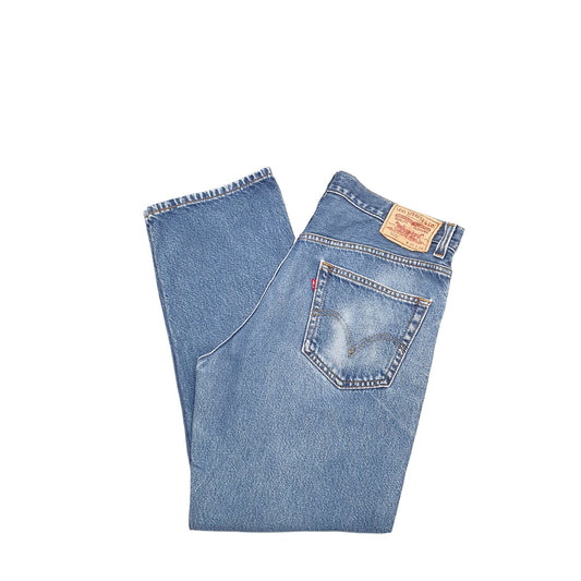 Levis 505 Regular Fit Jeans W36 L29 Black