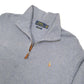 Polo Ralph Lauren Estate Rib Quarter Zip L Blue