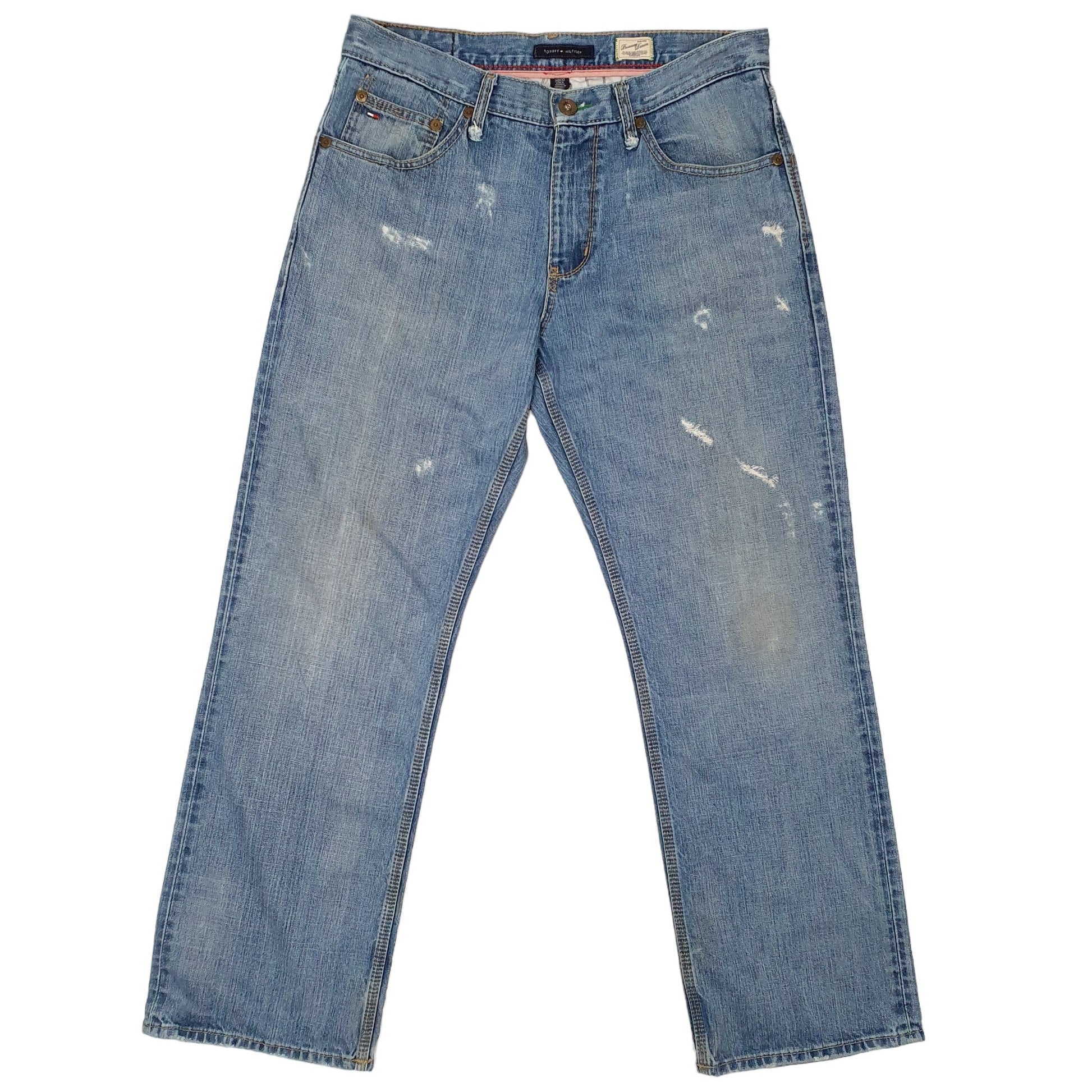 Mens Blue Tommy Hilfiger Straight  JeansW34 L32