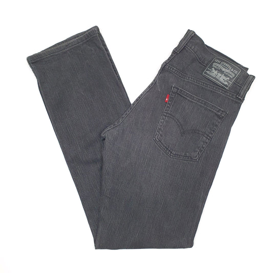 Levis 514 Straight Fit Jeans W33 L32 Grey