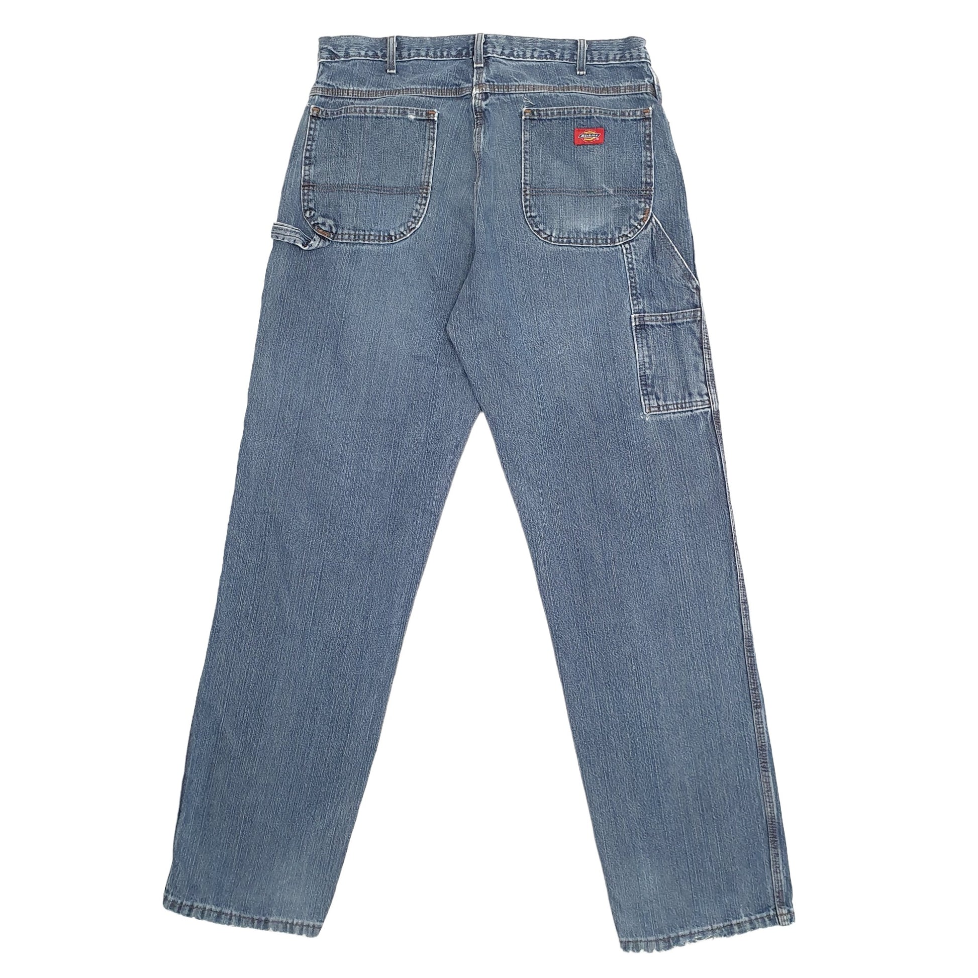 Mens Blue Dickies  Carpenter Trousers