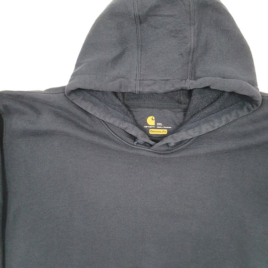 Mens Navy Carhartt Workwear Hoodie Jumper