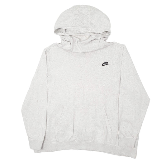 Womens Grey Nike Turtle Neck Hoodie Jumper