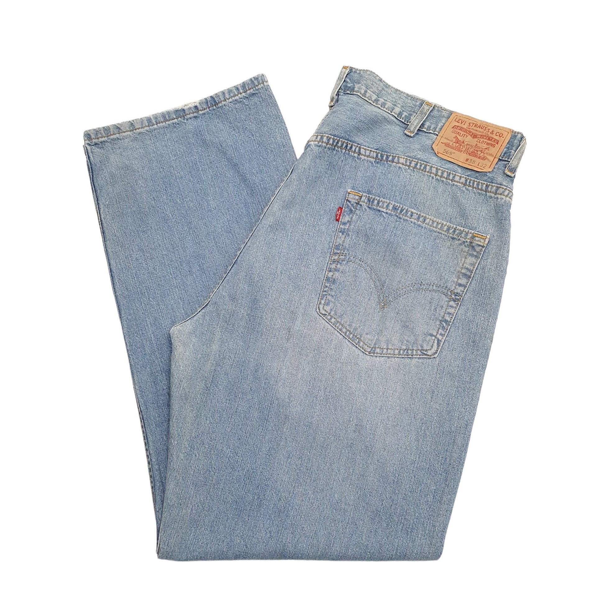 Mens Blue Levis  569 JeansW38 L32