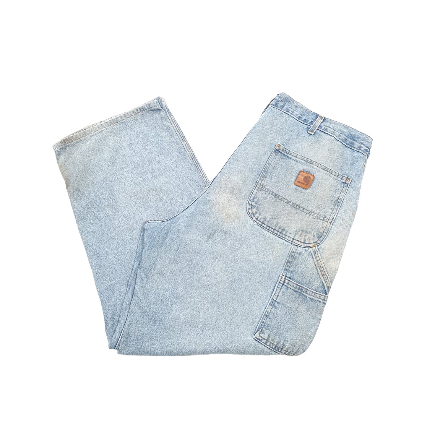 Carhartt Casual Loose Fit Carpenter Jeans W38 L28 Blue