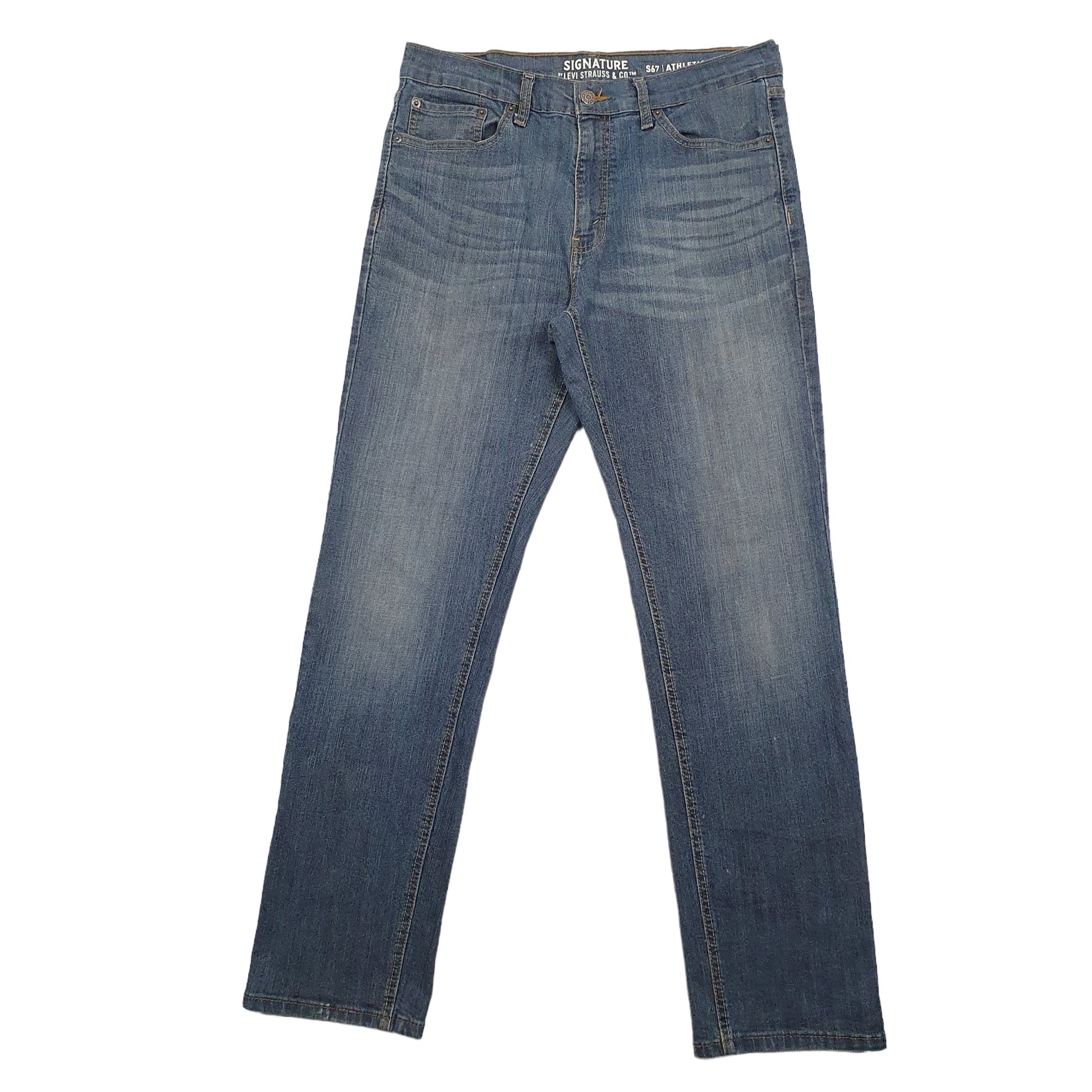 Levis Signature Regular Fit Jeans W32 L32 Blue