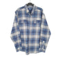 George Flannel Shacket Long Sleeve Regular Fit Check Shirt Grey