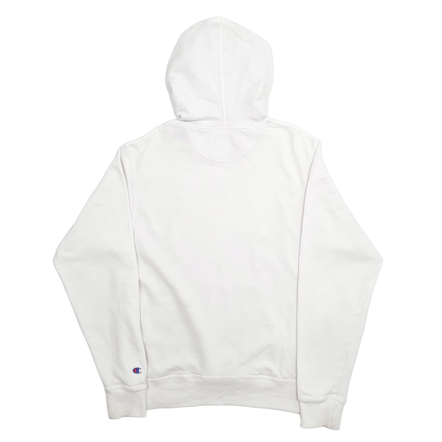 Mens White Champion  Hoodie Jumper