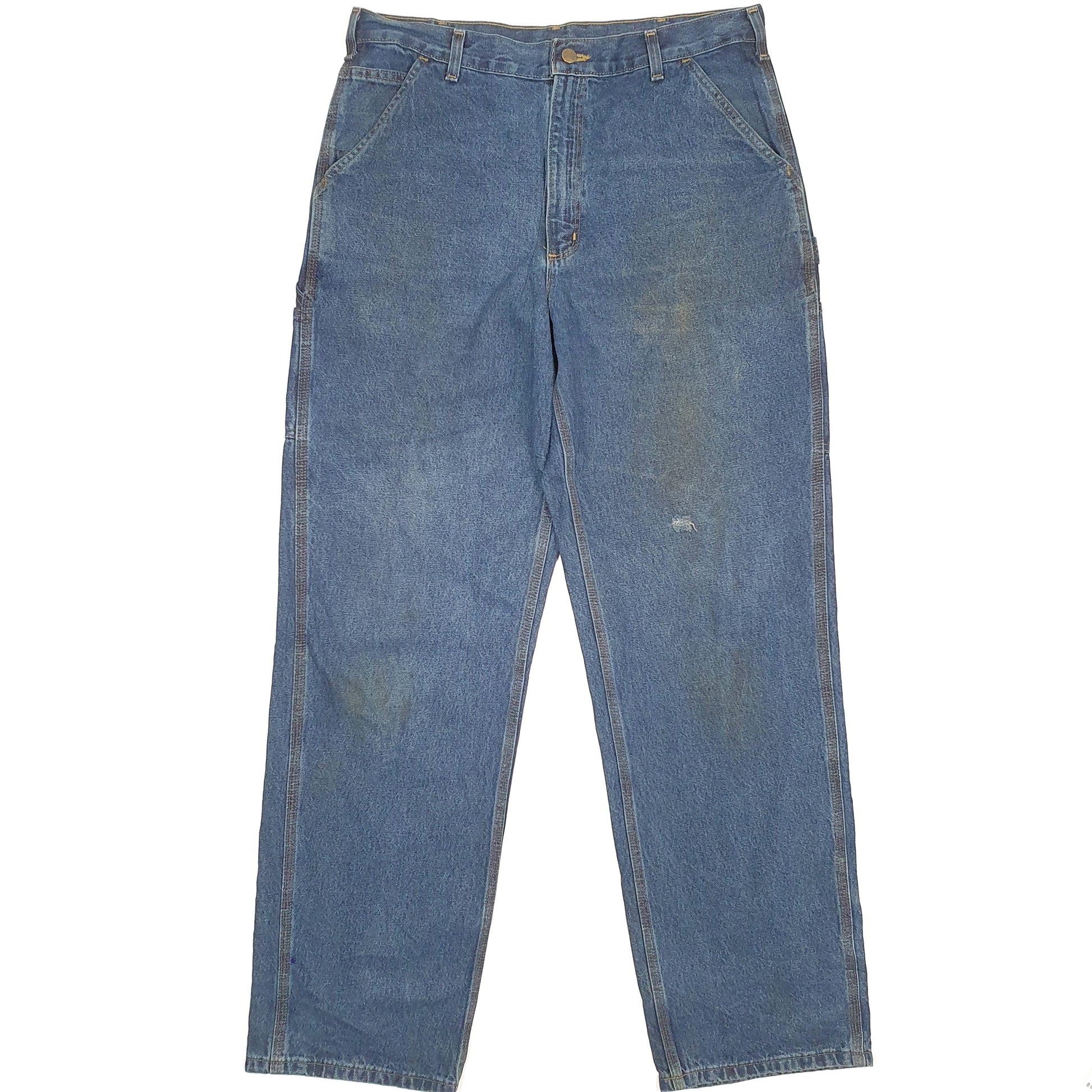 Carhartt Casual Loose Fit Carpenter Jeans W36 L34 Blue