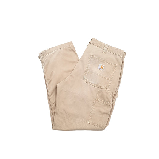 Carhartt Carpenter Loose Fit Chino Jeans W36 L28 Beige