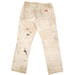 Mens Beige Dickies  Carpenter Trousers