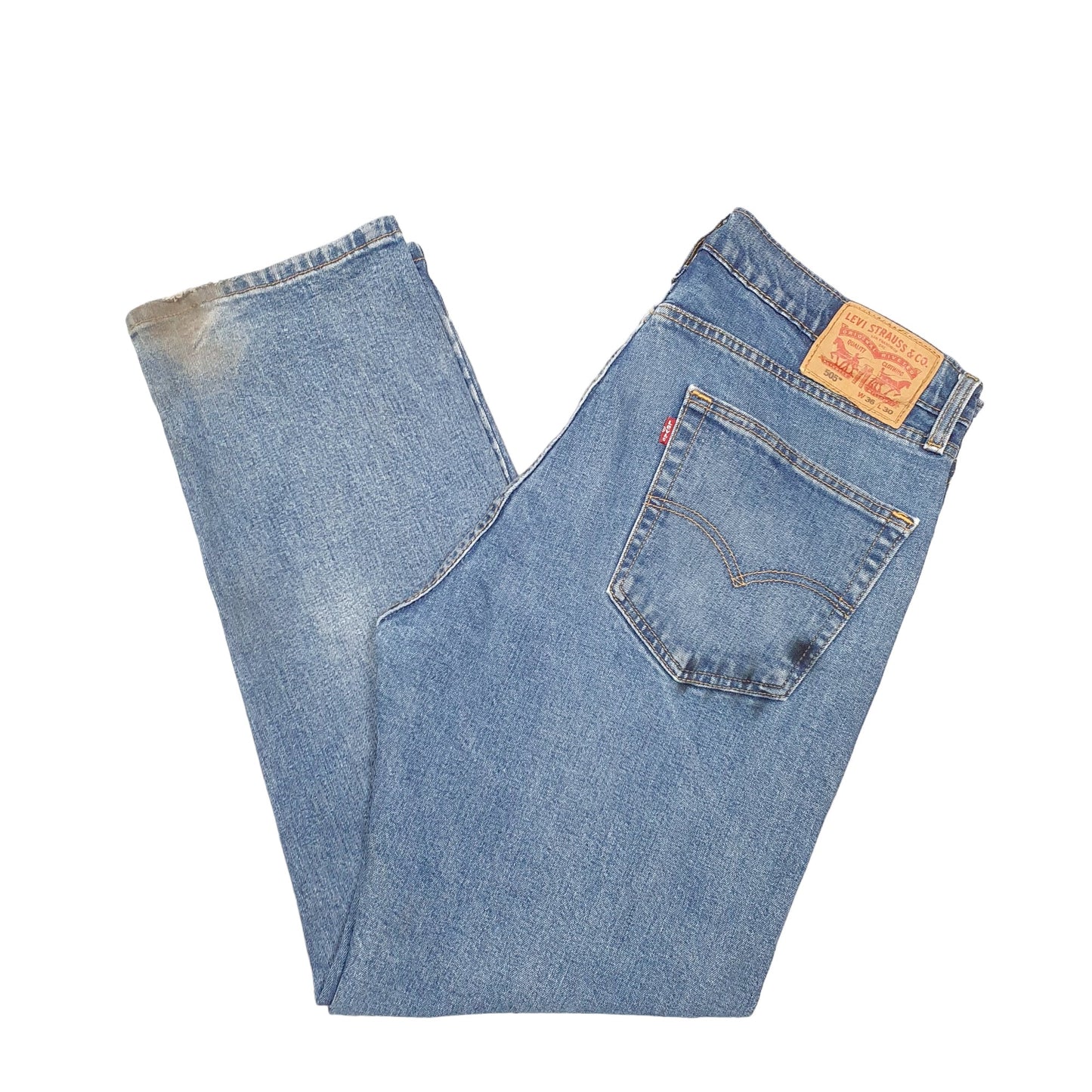 Mens Blue Levis  505 JeansW36 L30