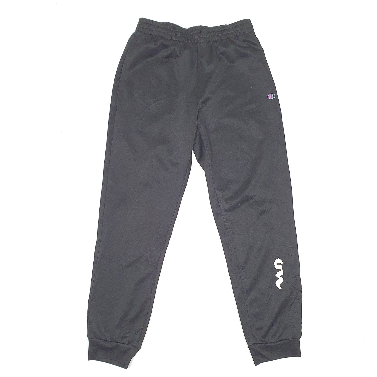 Mens Black Champion Active Track Suit Bottoms Jogger Trousers