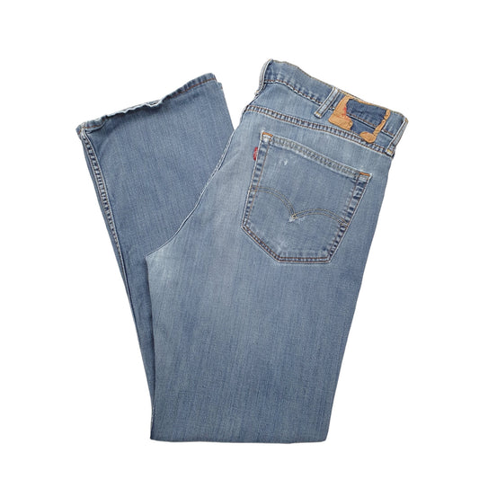 Levis 527 Bootcut Fit Jeans W38 L32 Blue