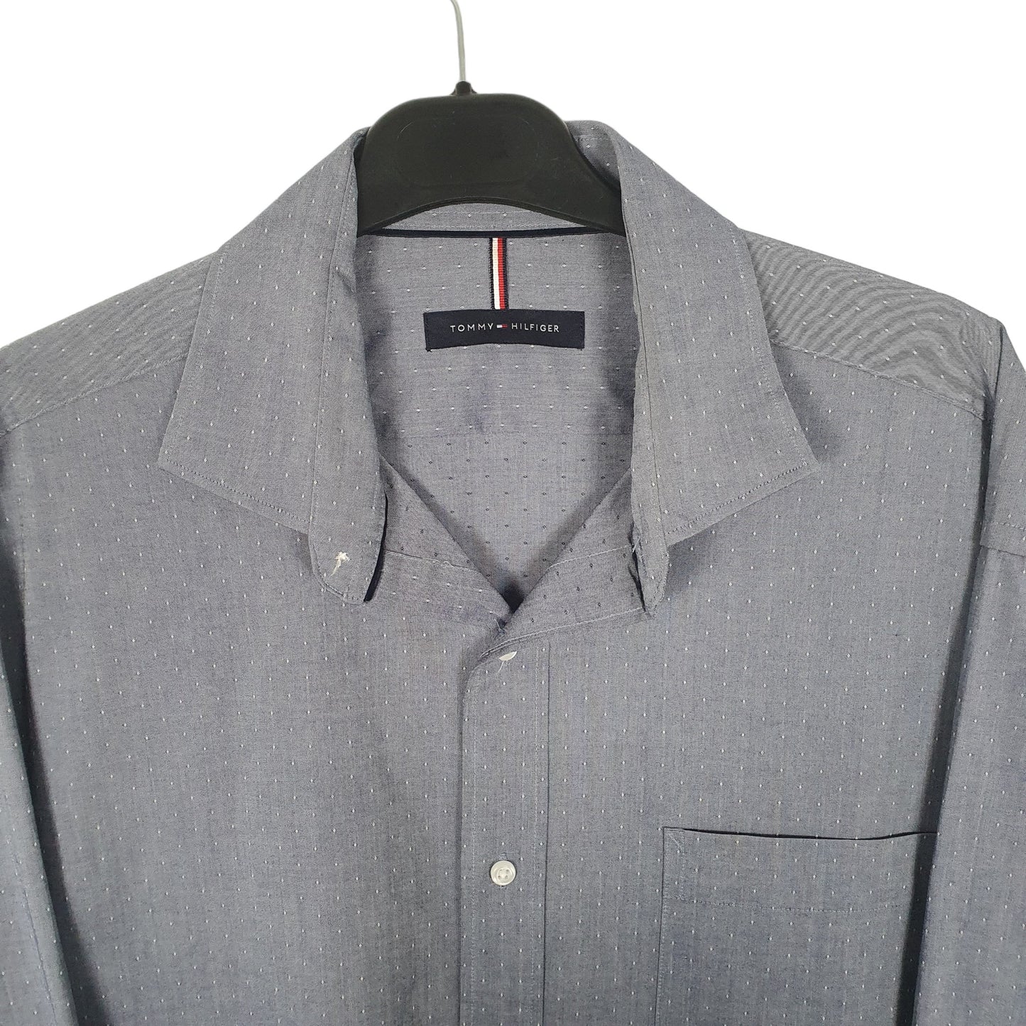 Tommy Hilfiger Long Sleeve Regular Fit Shirt Grey