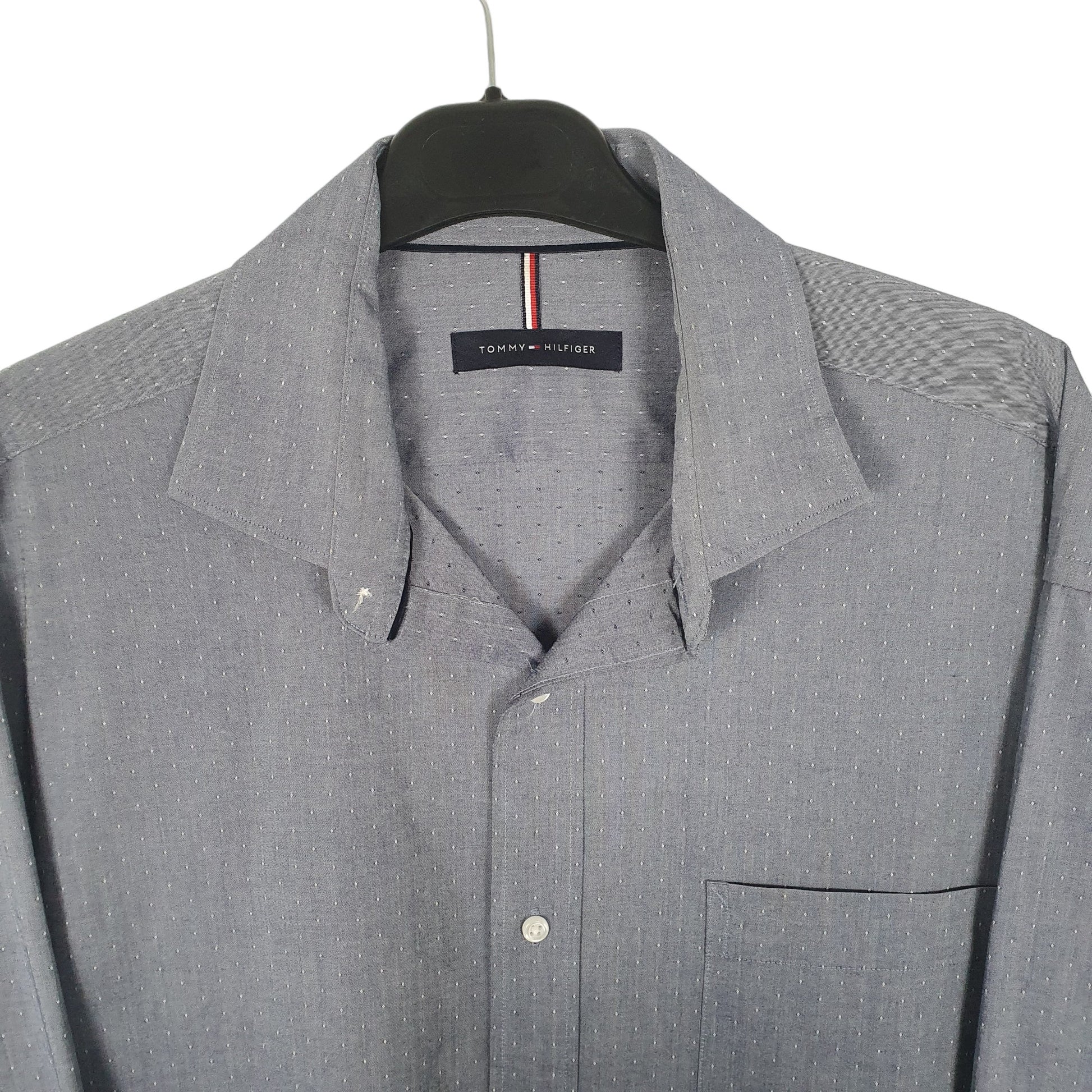 Tommy Hilfiger Long Sleeve Regular Fit Shirt Grey