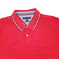 Mens Red Tommy Hilfiger Performance Short Sleeve Polo Shirt