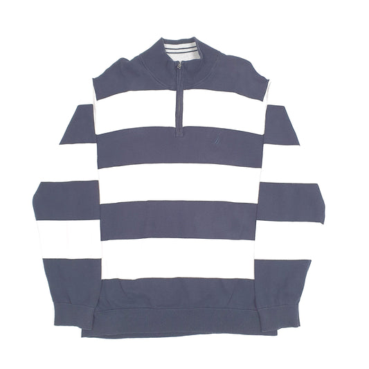 Nautica Quarter Zip L Navy