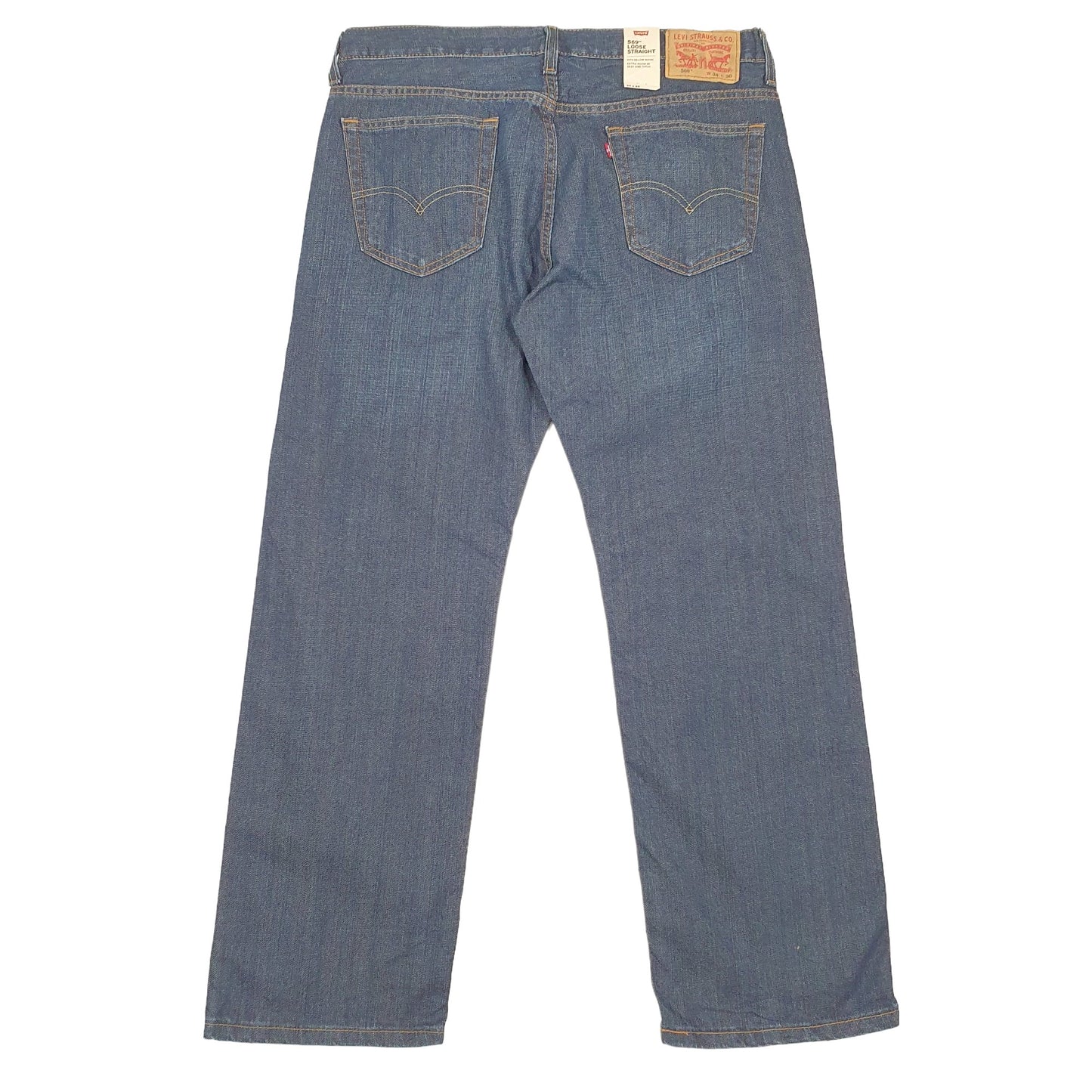 Levis 569 Loose Fit New With Tags Jeans W36 L30 Blue