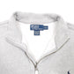 Mens Grey Polo Ralph Lauren  Quarter Zip Jumper