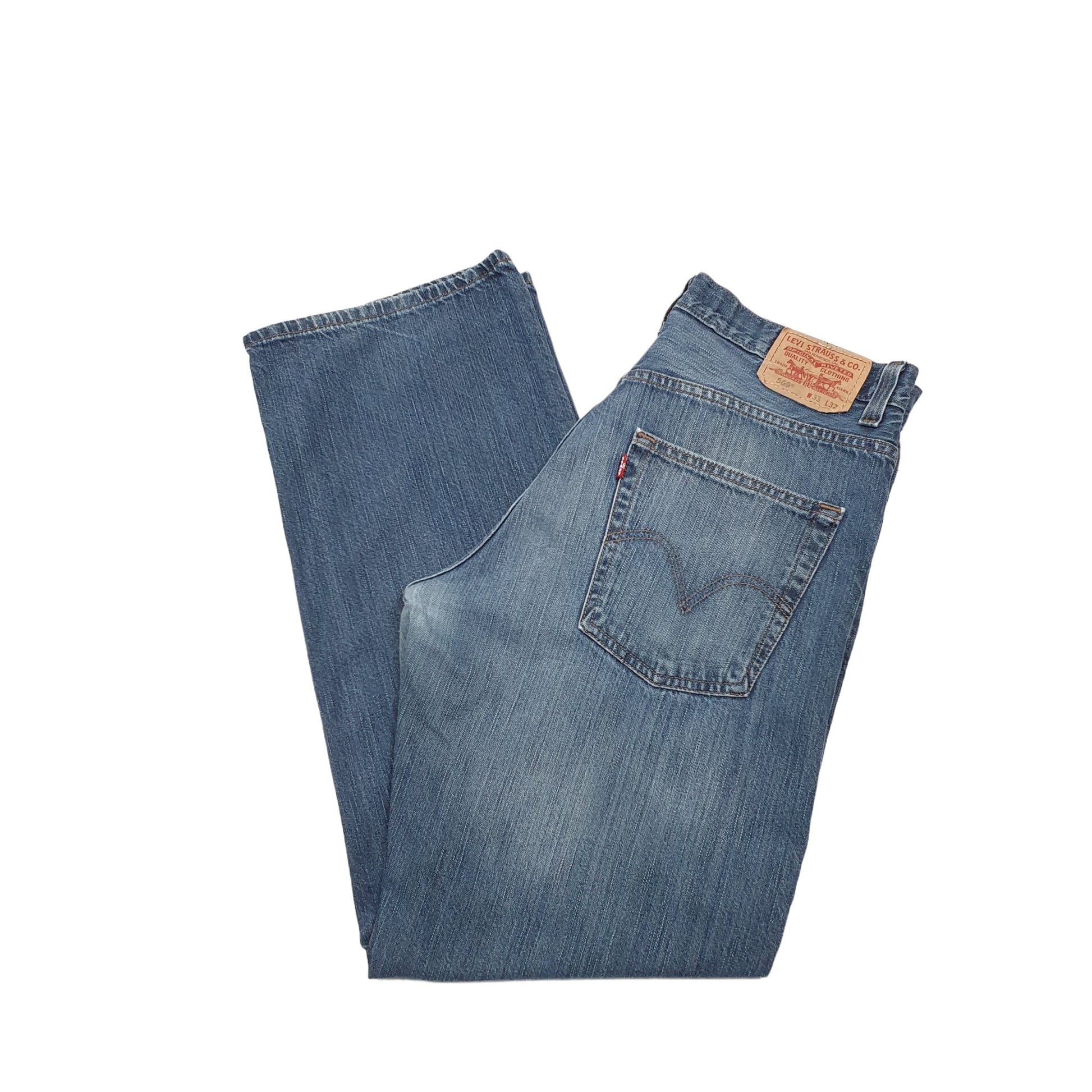 Levis 569 Loose Fit Jeans W33 L33 Blue