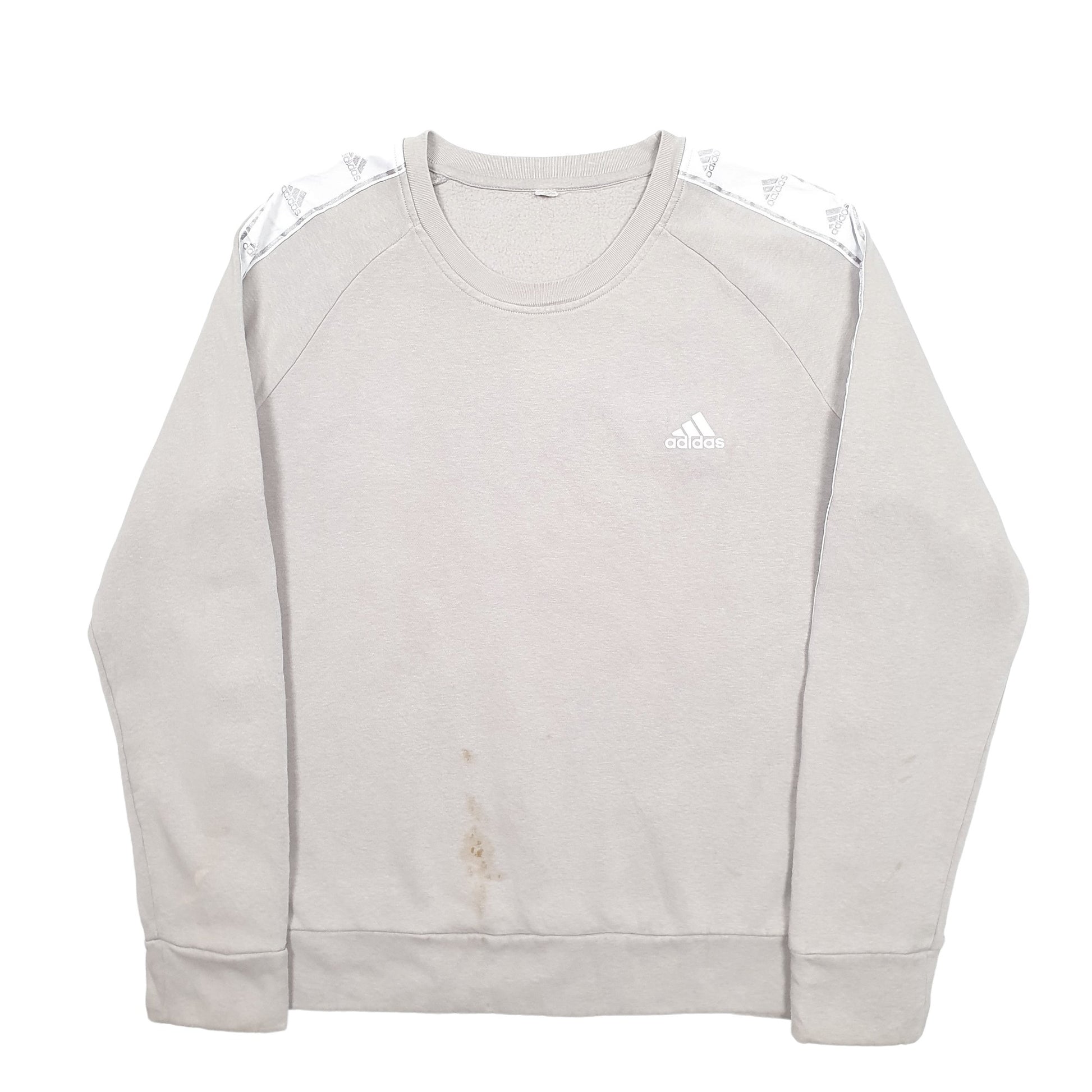 Womens Grey Adidas  Crewneck Jumper