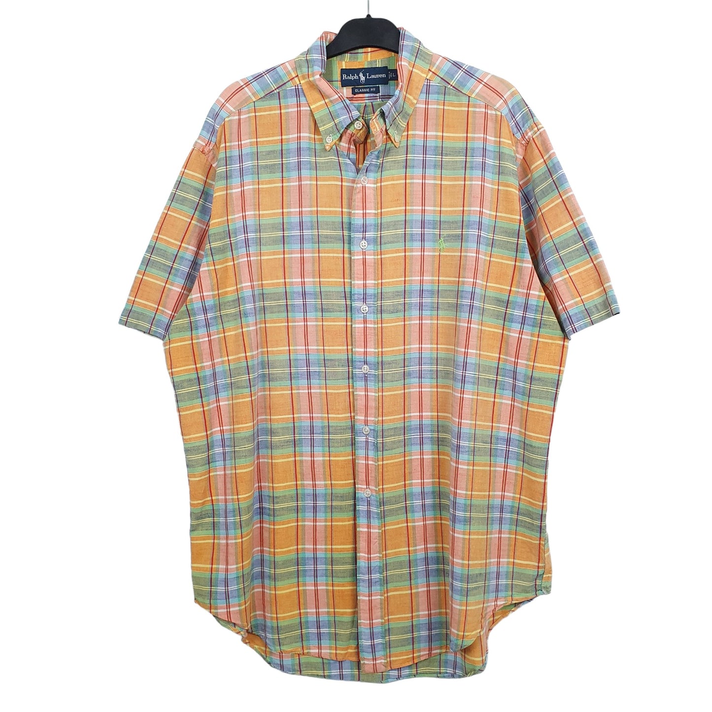 Mens Orange Ralph Lauren  Short Sleeve Shirt