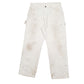 Mens White Dickies  Carpenter Trousers
