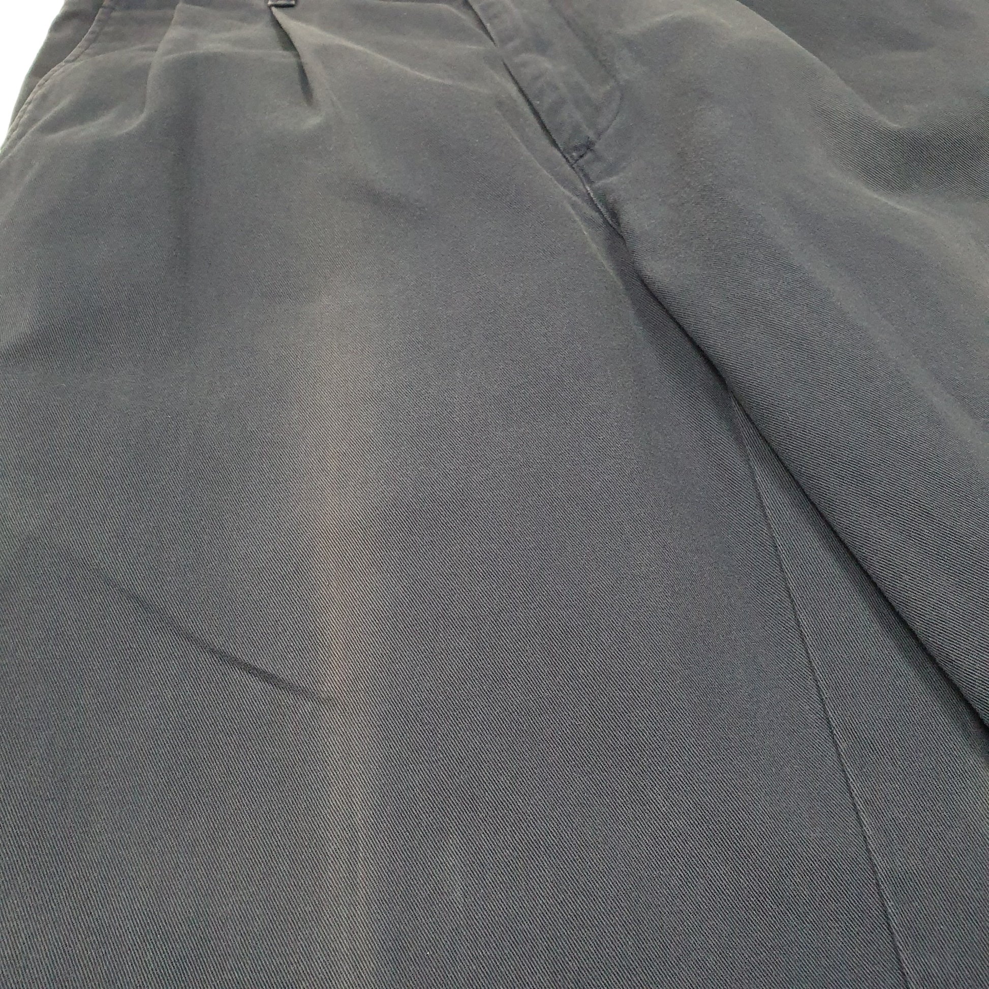 Mens Navy Tommy Hilfiger Double Pleated Chino Trousers