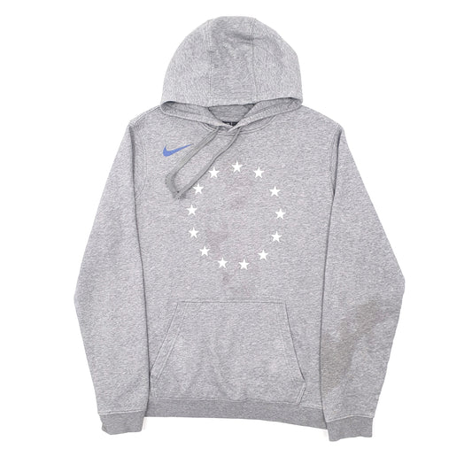 Mens Grey Nike NBA Basketball Hoodie Jumper