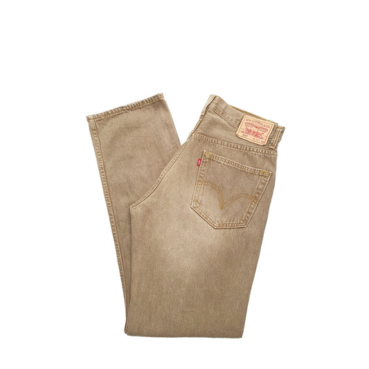Levis 505 Regular Fit Jeans W33 L34 Brown