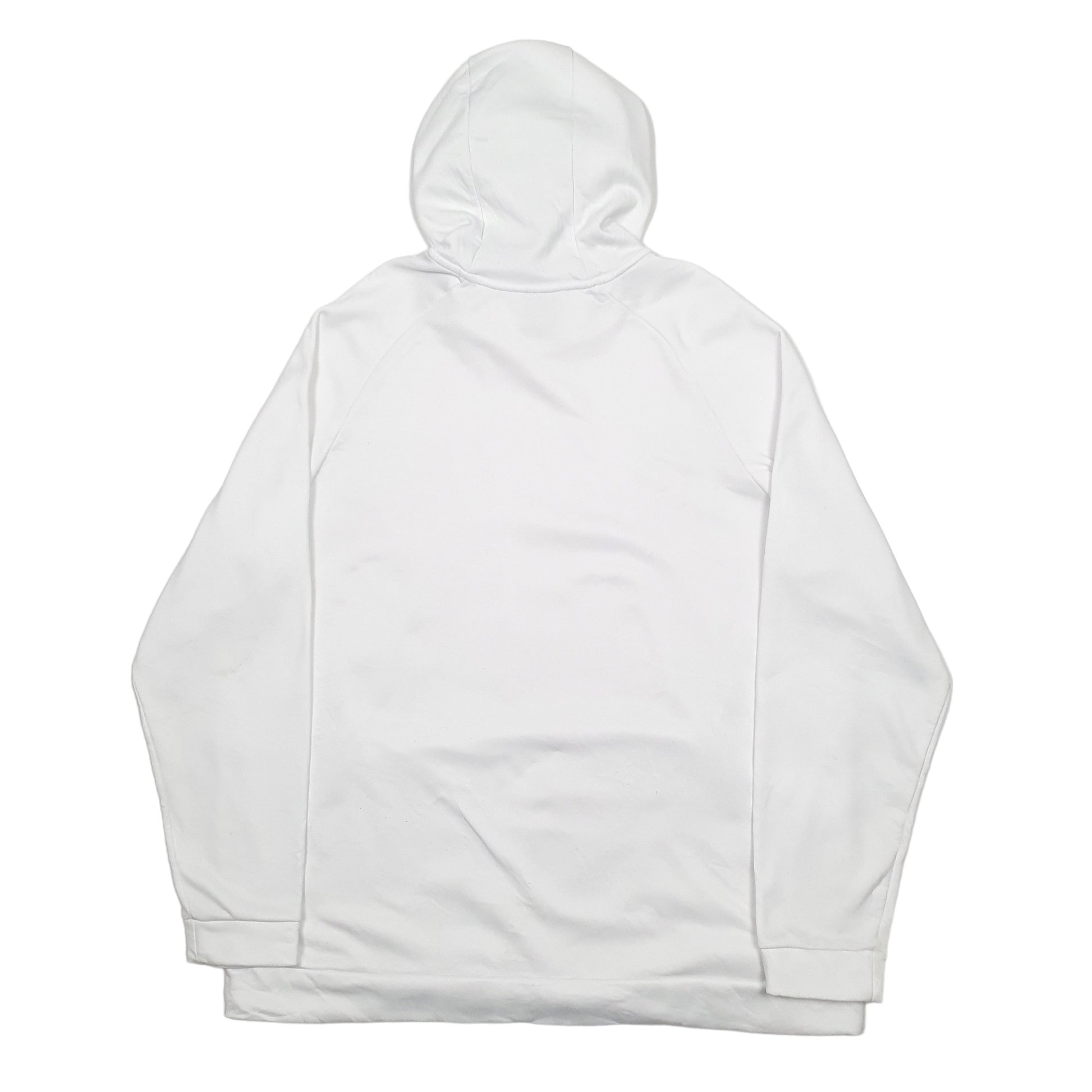 Mens White Nike Spellout Hoodie Jumper
