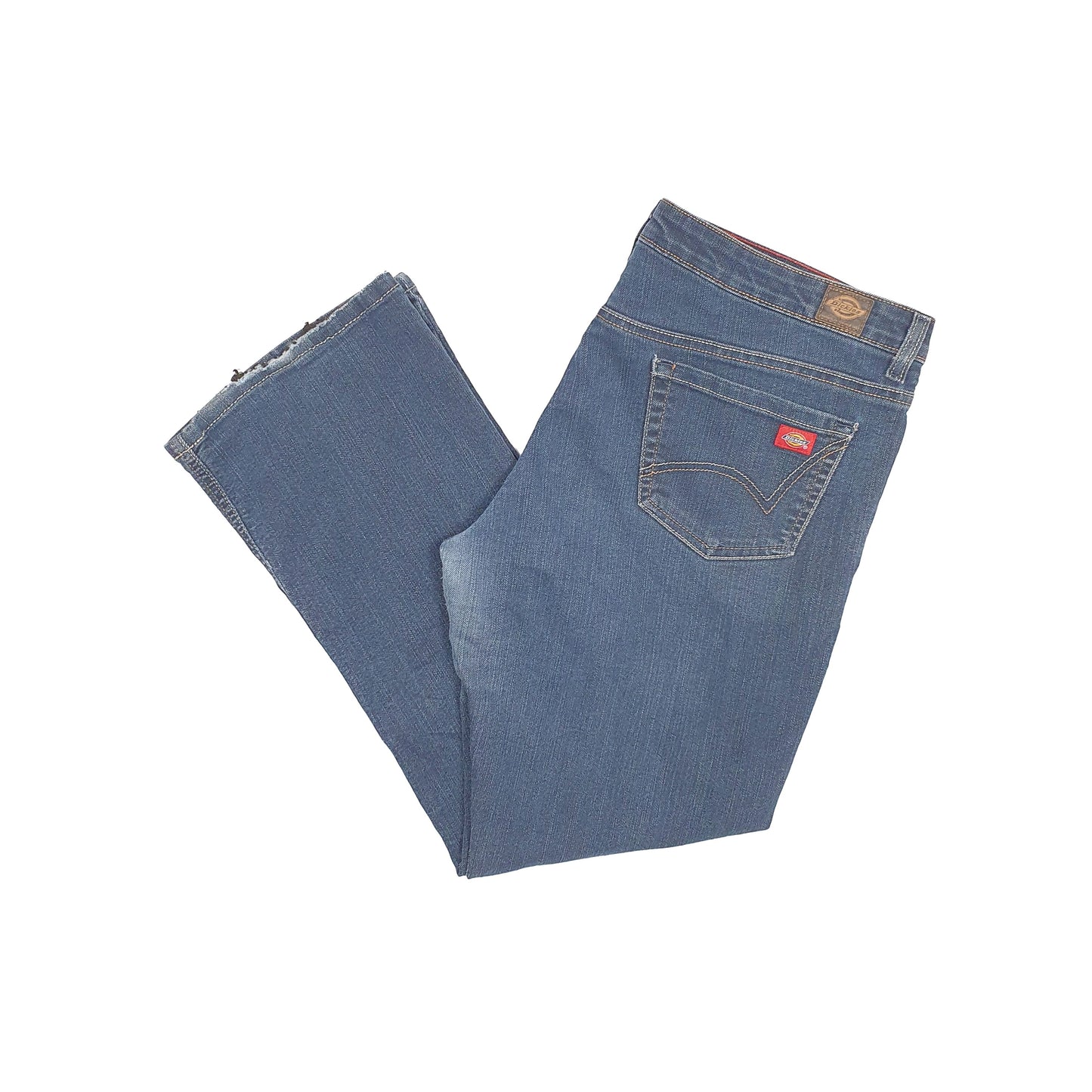 Dickies Casual Bootcut Fit Jeans UK20 Blue