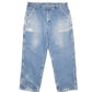 Carhartt Casual Loose Fit Carpenter Jeans W38 L29 Blue