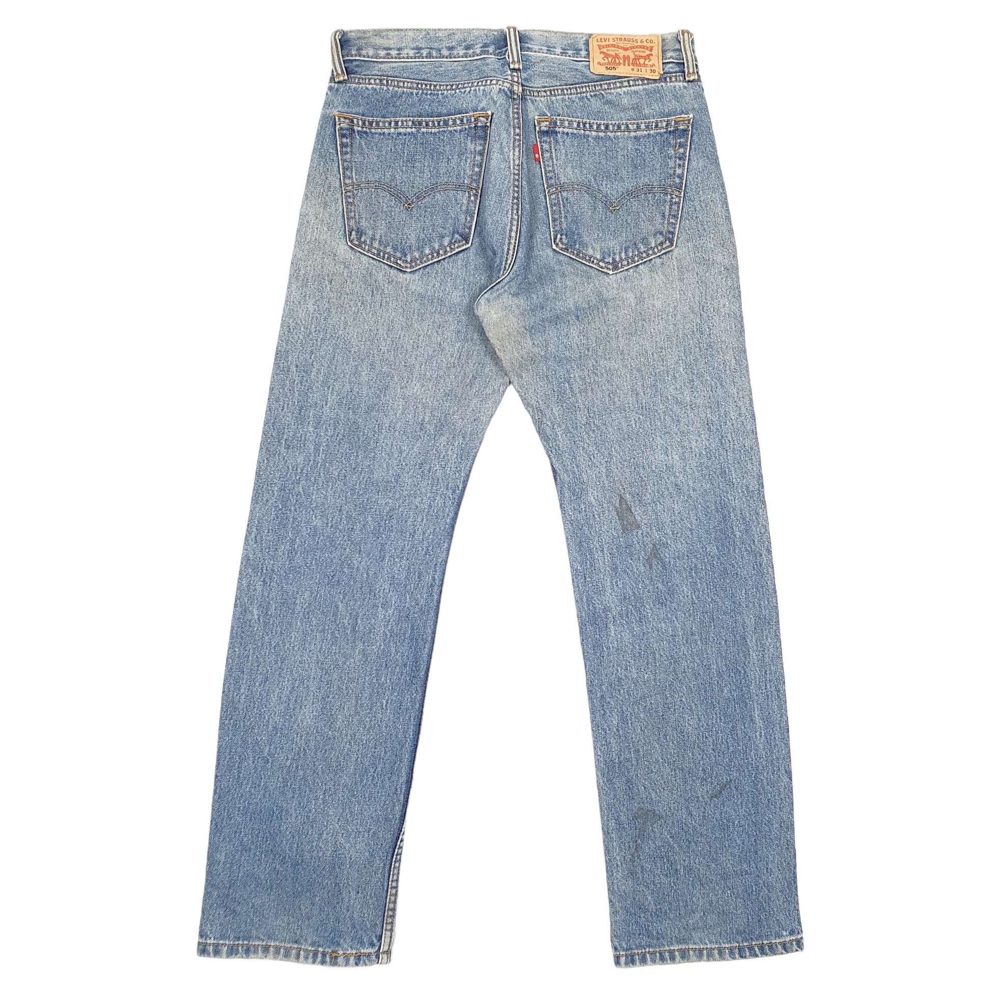 Mens Blue Levis  505 JeansW31 L30