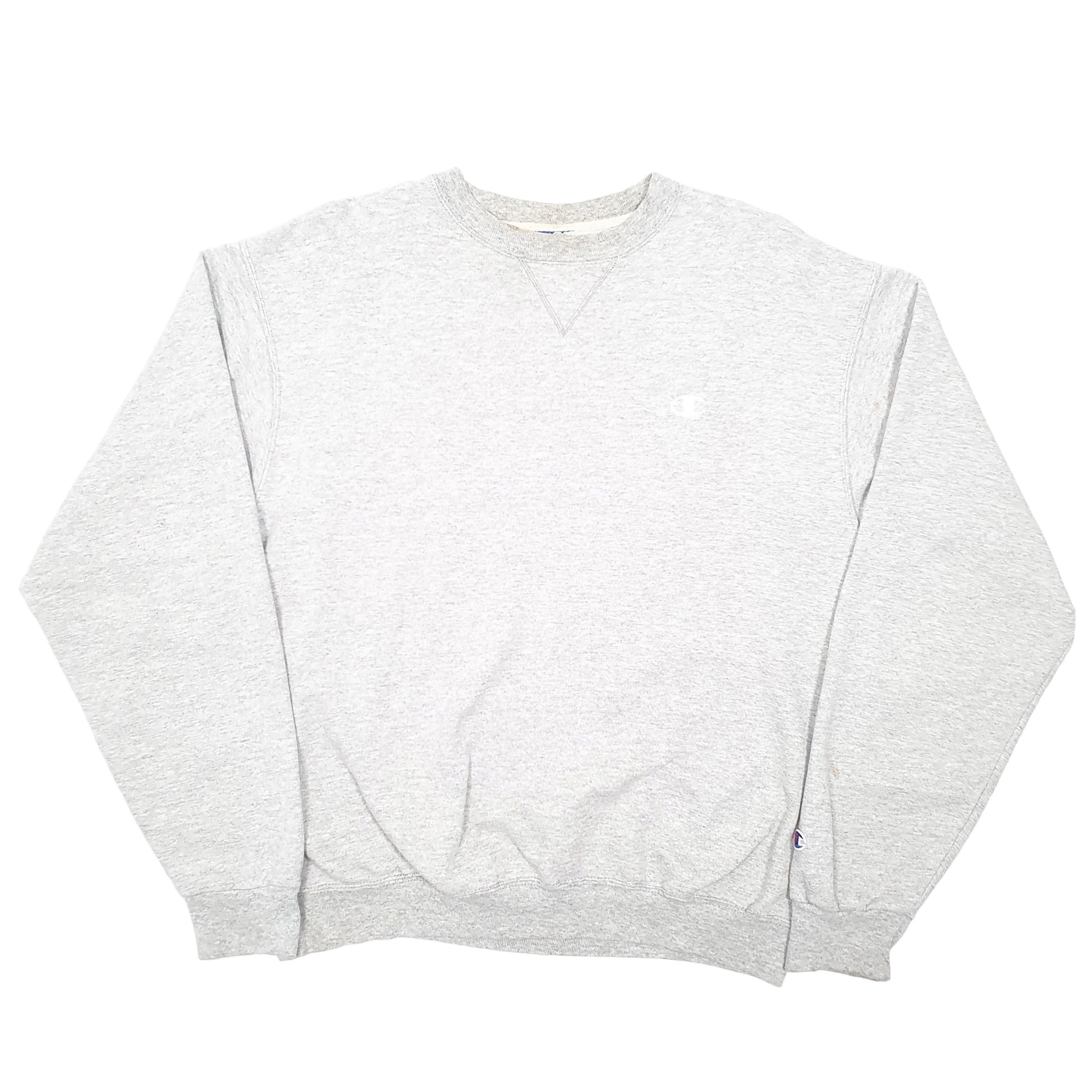 Mens Grey Champion  Crewneck Jumper