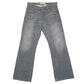 Levis 567 Bootcut Fit Loose Jeans W34 L33 Grey