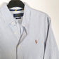 Polo Ralph Lauren Long Sleeve Slim Fit Striped Shirt Blue