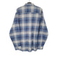 George Flannel Shacket Long Sleeve Regular Fit Check Shirt Grey