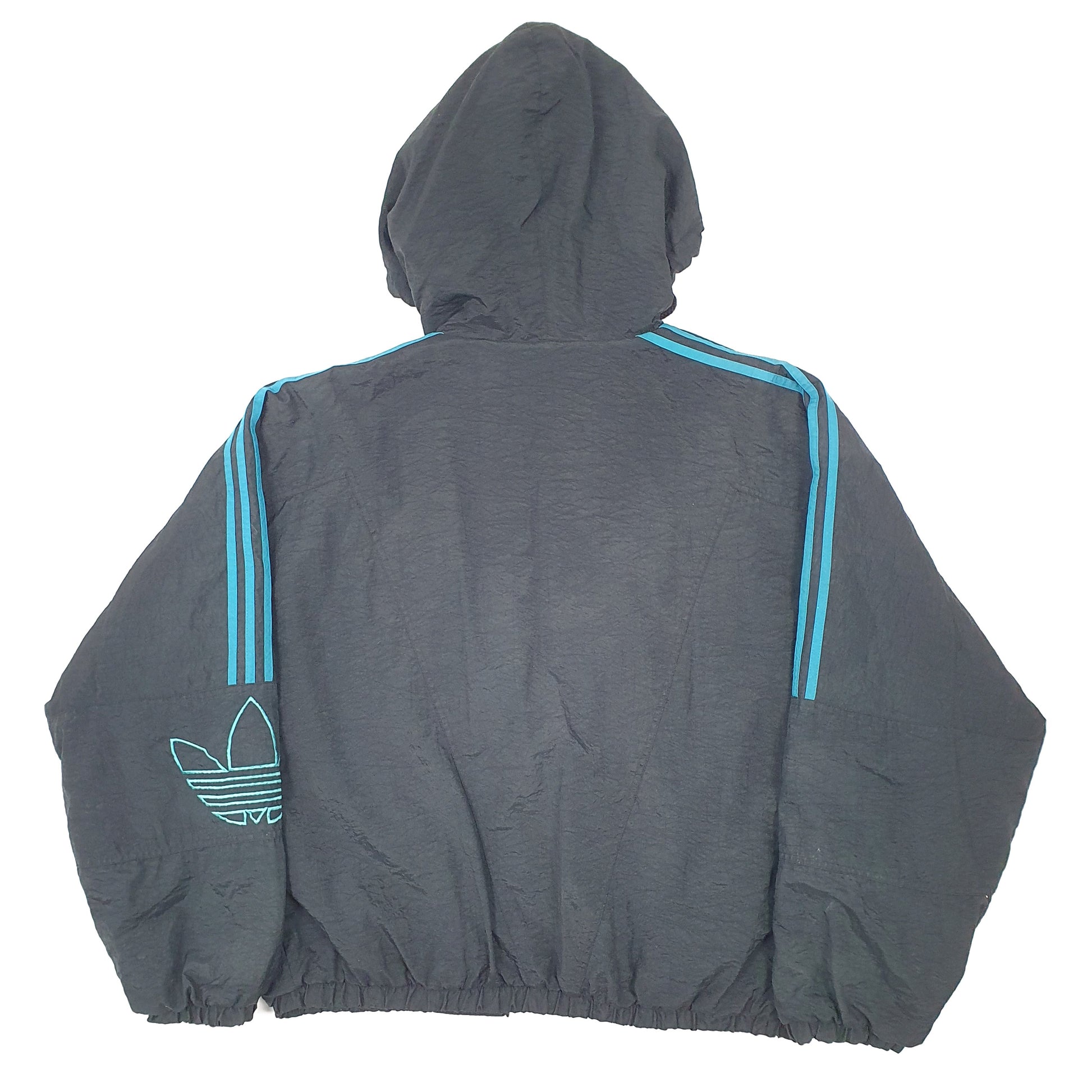 Mens Black Adidas Vintage Padded Jacket Coat