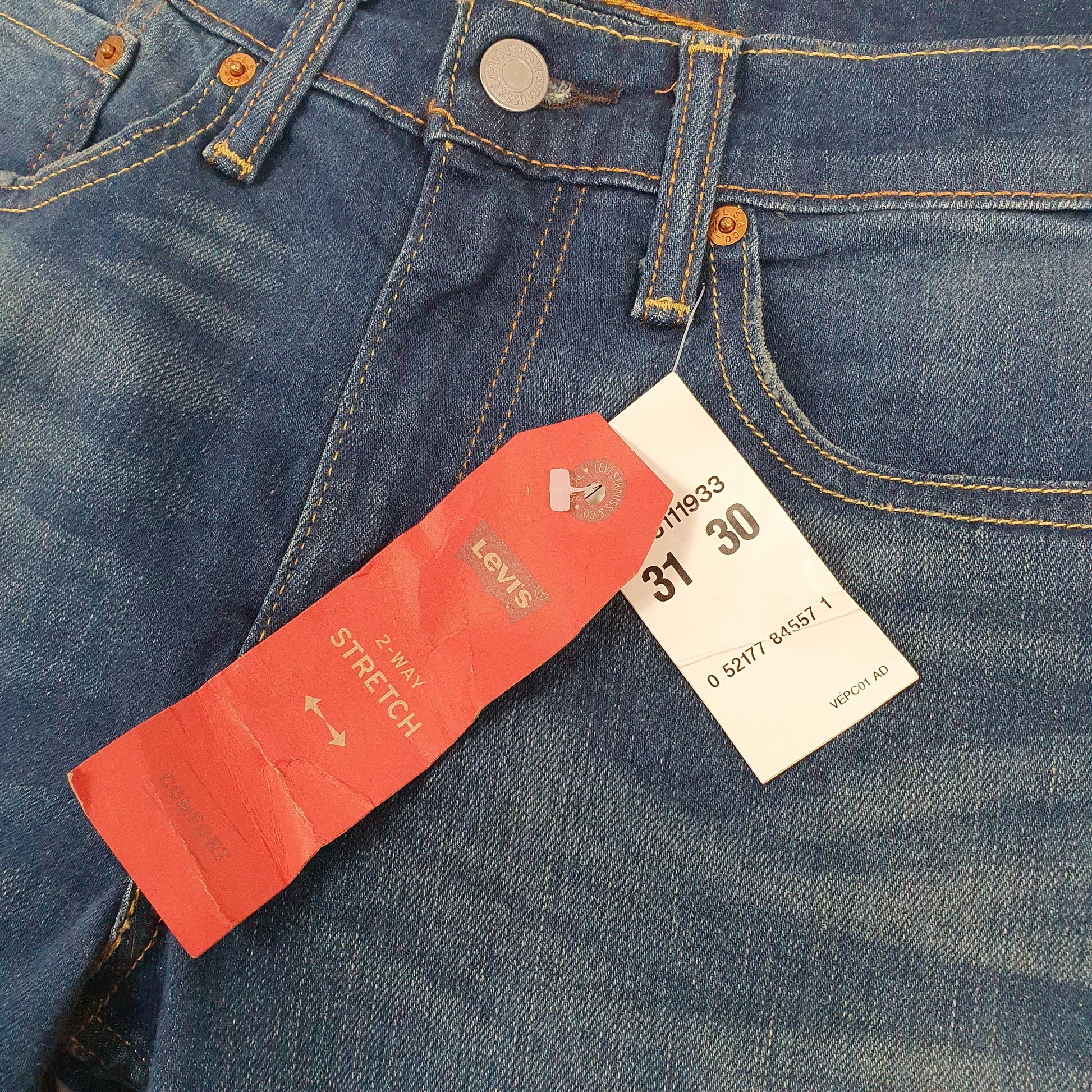 Levis 511 Slim Fit New With Tags Stretch Jeans W31 L30 Blue